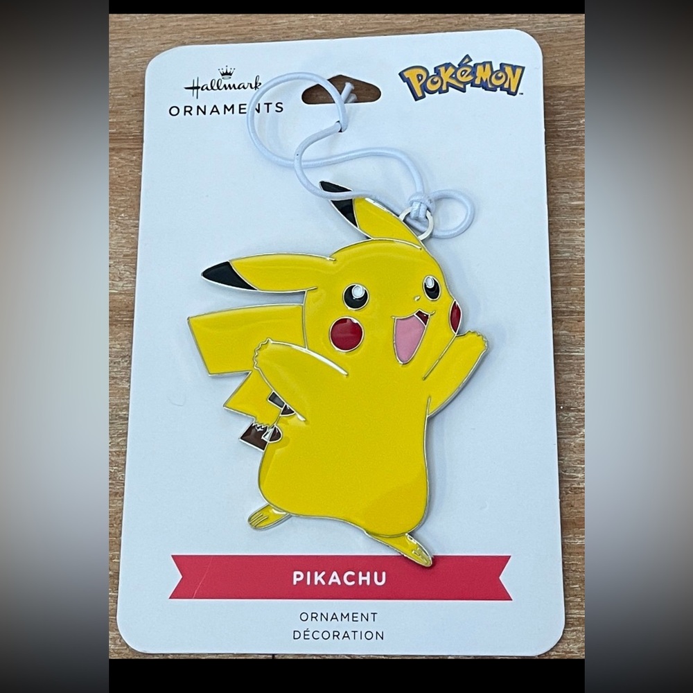 Hallmark Keepsake Pokemon: PIKACHU Metal Christmas‎ Tree Ornament!